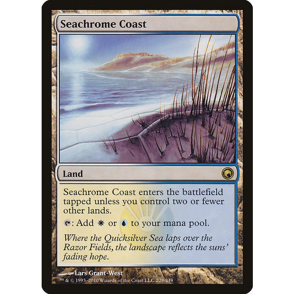 Magic: The Gathering Seachrome Coast (229) Moderately Played