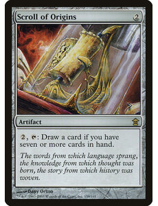 Magic: The Gathering Scroll of Origins (159) Moderately Played