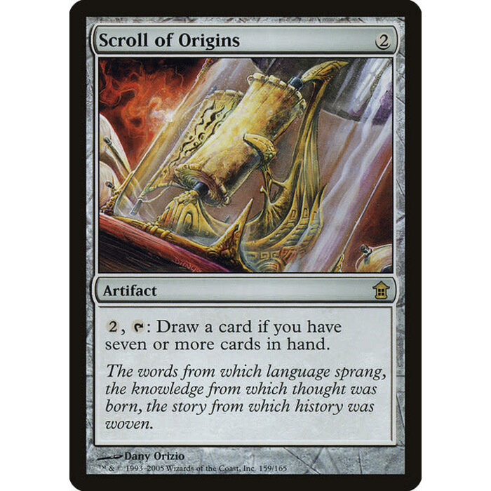 Magic: The Gathering Scroll of Origins (159) Moderately Played