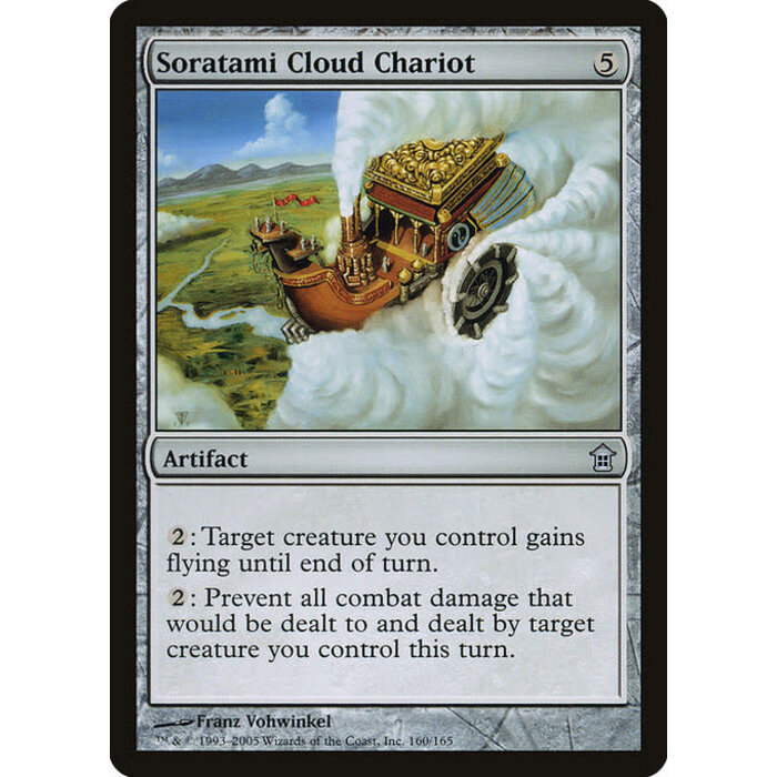 Magic: The Gathering Soratami Cloud Chariot (160) Moderately Played