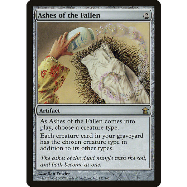 Magic: The Gathering Ashes of the Fallen (152) Damaged