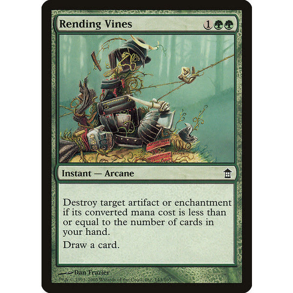 Magic: The Gathering Rending Vines (143) Moderately Played