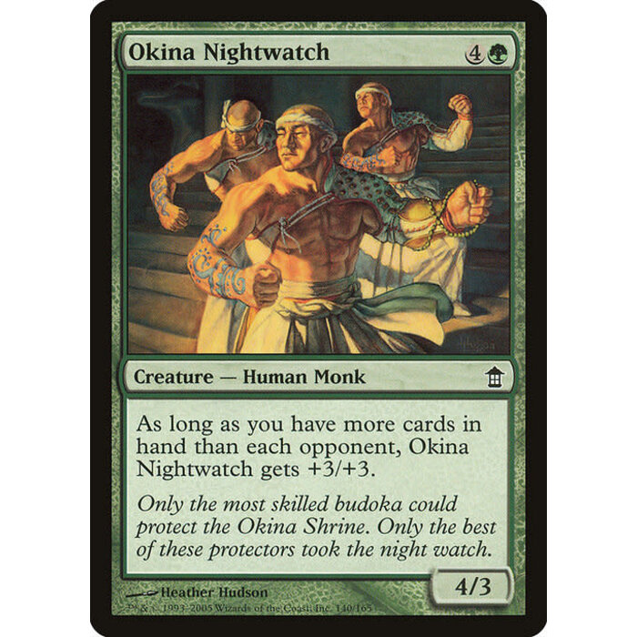 Magic: The Gathering Okina Nightwatch (140) Moderately Played