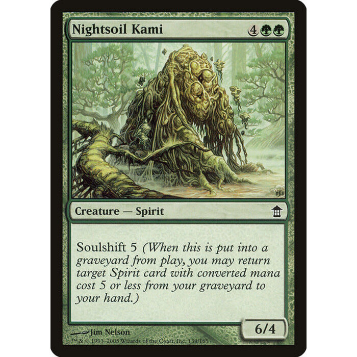 Magic: The Gathering Nightsoil Kami (139) Moderately Played