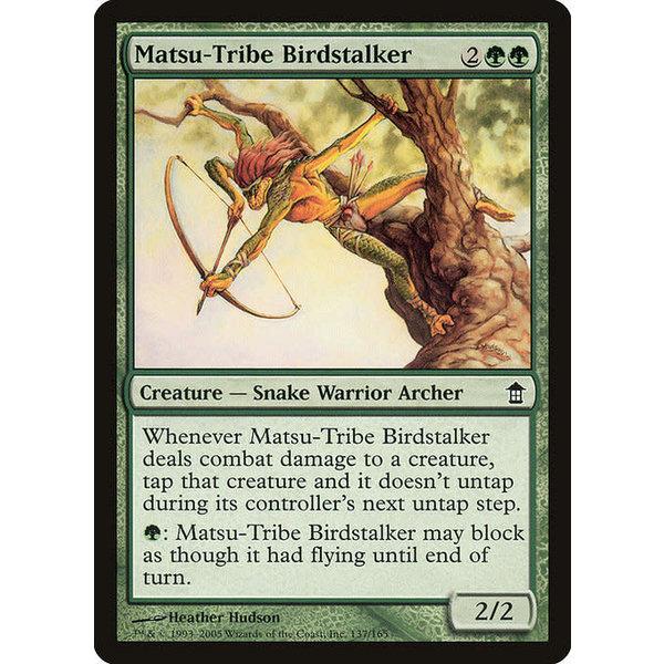 Magic: The Gathering Matsu-Tribe Birdstalker (137) Moderately Played