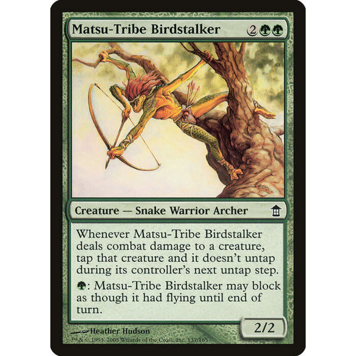 Magic: The Gathering Matsu-Tribe Birdstalker (137) Moderately Played