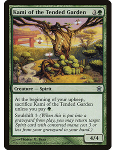 Magic: The Gathering Kami of the Tended Garden (134) Damaged Foil
