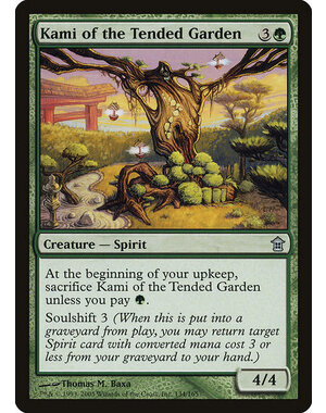 Magic: The Gathering Kami of the Tended Garden (134) Damaged Foil
