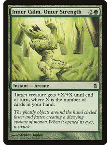 Magic: The Gathering Inner Calm, Outer Strength (133) Moderately Played