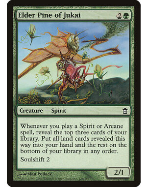 Magic: The Gathering Elder Pine of Jukai (128) Moderately Played