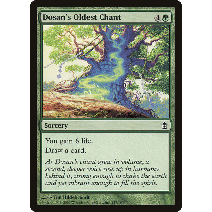Magic: The Gathering Dosan's Oldest Chant (127) Moderately Played