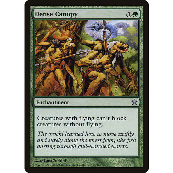 Magic: The Gathering Dense Canopy (125) Moderately Played