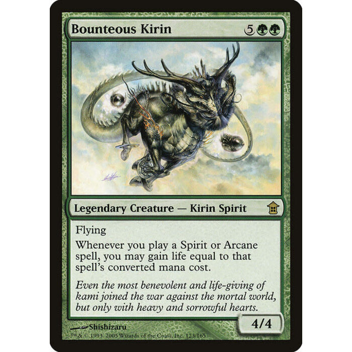 Magic: The Gathering Bounteous Kirin (123) Moderately Played