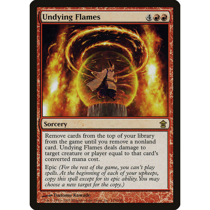 Magic: The Gathering Undying Flames (119) Moderately Played
