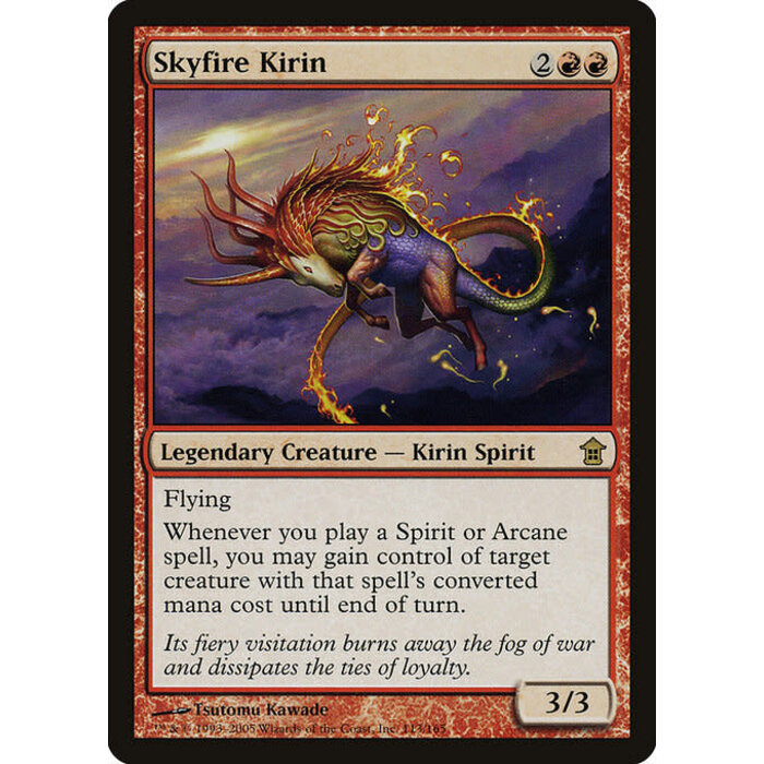 Magic: The Gathering Skyfire Kirin (113) Moderately Played