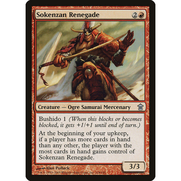 Magic: The Gathering Sokenzan Renegade (114) Moderately Played
