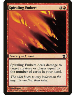 Magic: The Gathering Spiraling Embers (116) Moderately Played