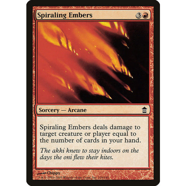 Magic: The Gathering Spiraling Embers (116) Moderately Played