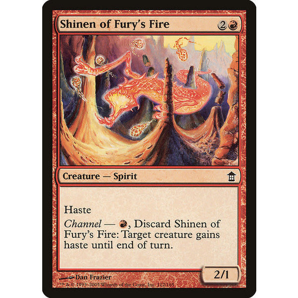 Magic: The Gathering Shinen of Fury's Fire (112) Moderately Played