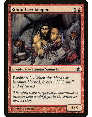 Magic: The Gathering Ronin Cavekeeper (111) Moderately Played