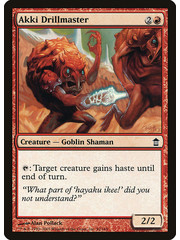 Magic: The Gathering Akki Drillmaster (092) Moderately Played