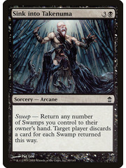 Magic: The Gathering Sink into Takenuma (089) Moderately Played