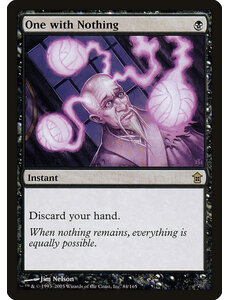 Magic: The Gathering One with Nothing (084) Lightly Played - Chinese (S)