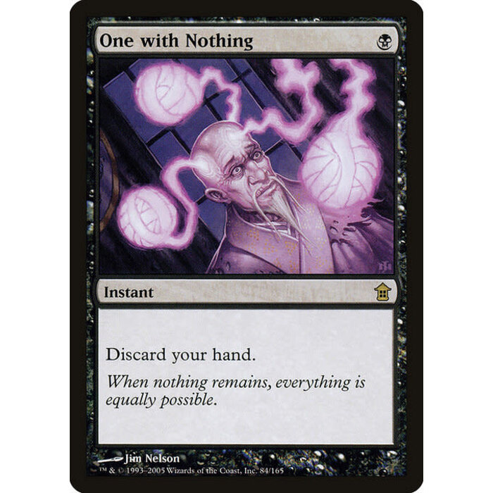 Magic: The Gathering One with Nothing (084) Lightly Played - Chinese (S)