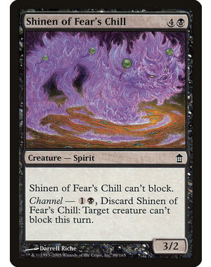 Magic: The Gathering Shinen of Fear's Chill (088) Moderately Played