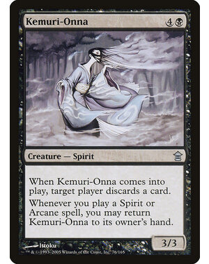 Magic: The Gathering Kemuri-Onna (076) Moderately Played