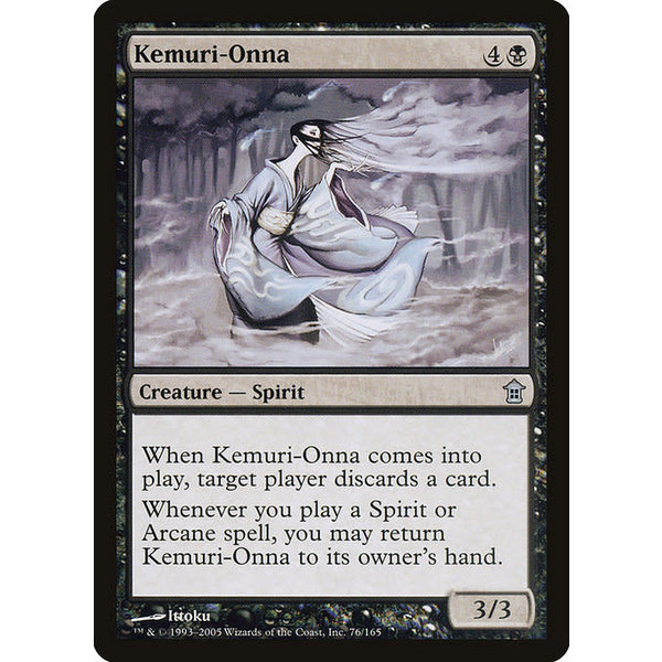 Magic: The Gathering Kemuri-Onna (076) Moderately Played