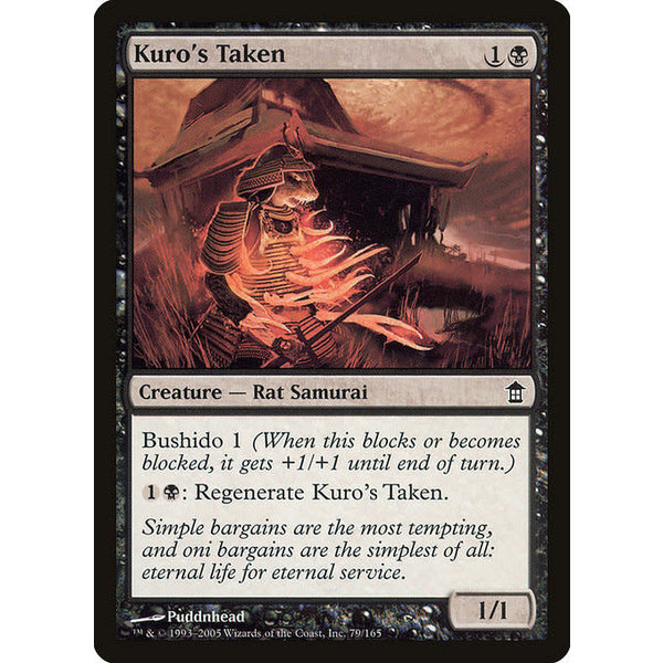 Magic: The Gathering Kuro's Taken (079) Moderately Played