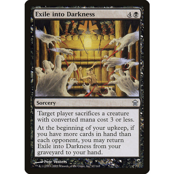 Magic: The Gathering Exile into Darkness (067) Moderately Played