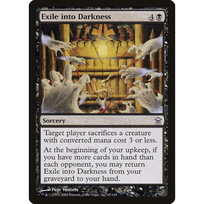 Magic: The Gathering Exile into Darkness (067) Moderately Played