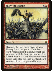 Magic: The Gathering Rally the Horde (110) Moderately Played