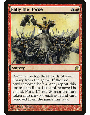 Magic: The Gathering Rally the Horde (110) Moderately Played