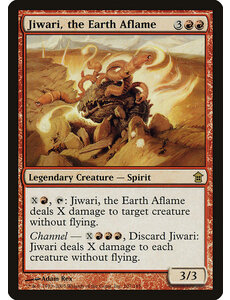 Magic: The Gathering Jiwari, the Earth Aflame (107) Moderately Played