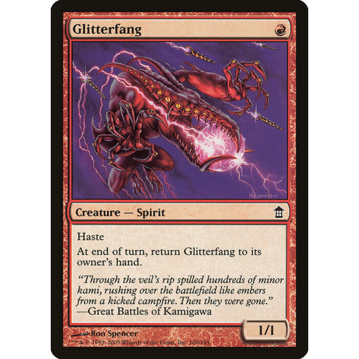 Magic: The Gathering Glitterfang (100) Moderately Played