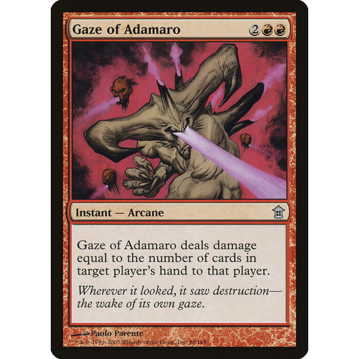 Magic: The Gathering Gaze of Adamaro (098) Moderately Played