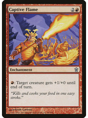 Magic: The Gathering Captive Flame (096) Heavily Played