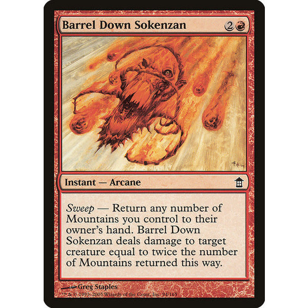 Magic: The Gathering Barrel Down Sokenzan (094) Moderately Played