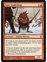 Magic: The Gathering Akki Underling (093) Moderately Played