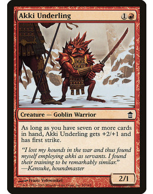 Magic: The Gathering Akki Underling (093) Moderately Played