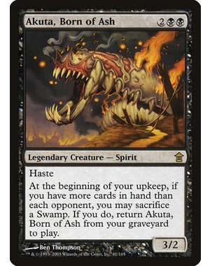 Magic: The Gathering Akuta, Born of Ash (061) Moderately Played