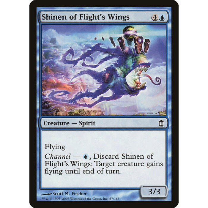 Magic: The Gathering Shinen of Flight's Wings (057) Moderately Played