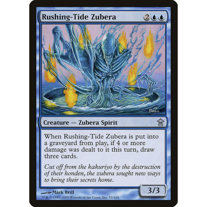 Magic: The Gathering Rushing-Tide Zubera (052) Moderately Played