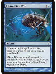 Magic: The Gathering Oppressive Will (050) Moderately Played