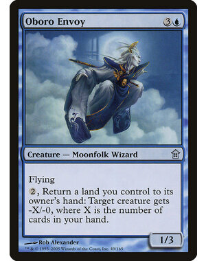 Magic: The Gathering Oboro Envoy (049) Moderately Played