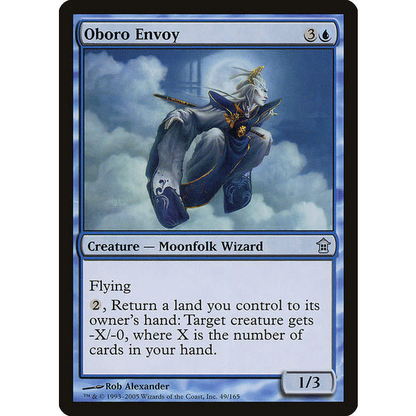 Magic: The Gathering Oboro Envoy (049) Moderately Played