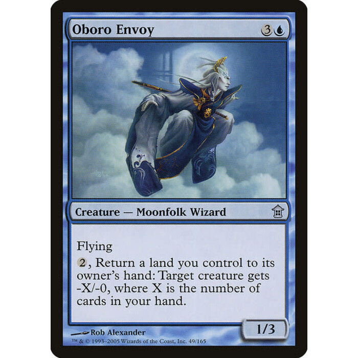 Magic: The Gathering Oboro Envoy (049) Moderately Played